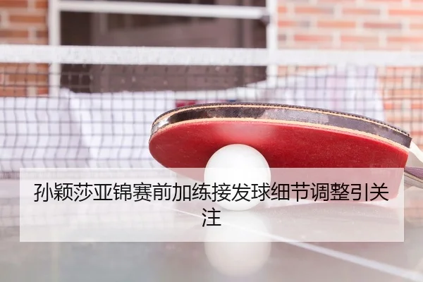 孙颖莎亚锦赛前加练接发球细节调整引关注